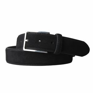 Mens black belt size 36 - suede